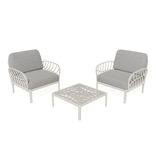 Strata Furniture Dahlia Patio Set Chairs and Table -  ODACCTWG