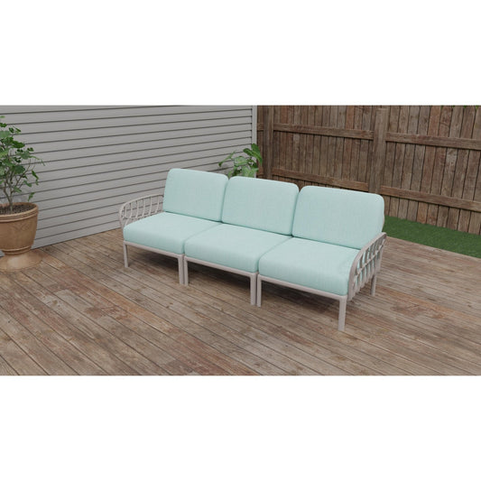 Strata Furniture Dahlia Patio Sofa Grey  - ODASGM