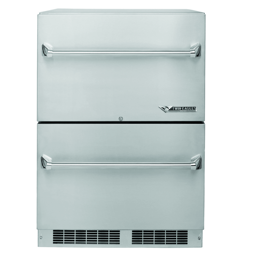Twin Eagles TERD242-G 24-Inch Two Drawer Refrigerator - TERD242-G