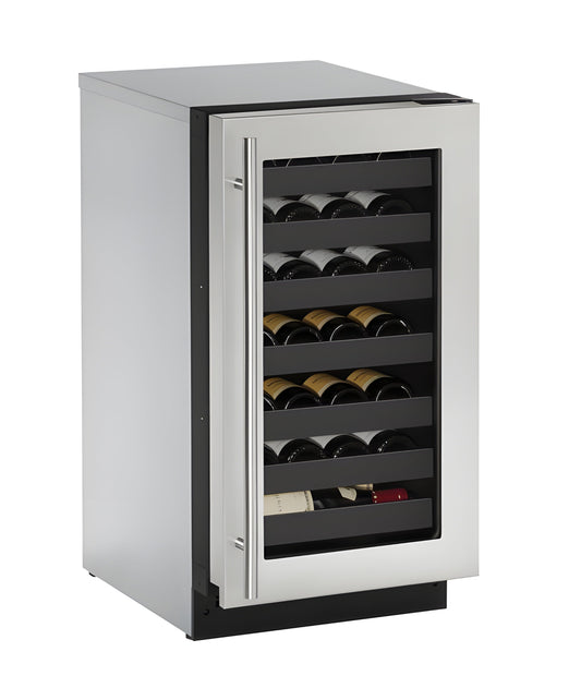 U-Line - 18" 2000 Series Wine Refrigerator - 2218WC - U-2218WCS-00B