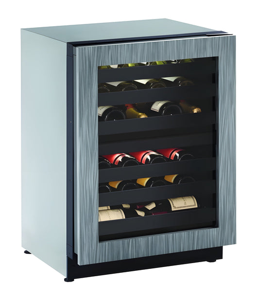 U-Line - 24" 2000 Series Dual-Zone Wine Refrigerator - 2224ZWC - U-2224ZWCS-00B