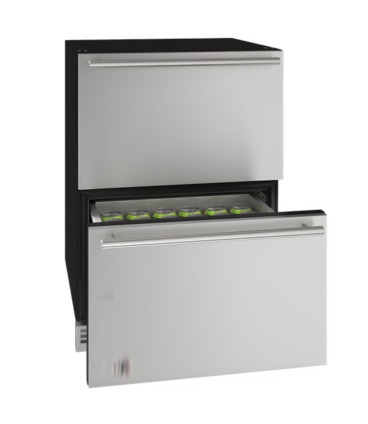 U-Line - 24" 1 Class Refrigerator Drawers - HDR124 - UHDR124-SS61A