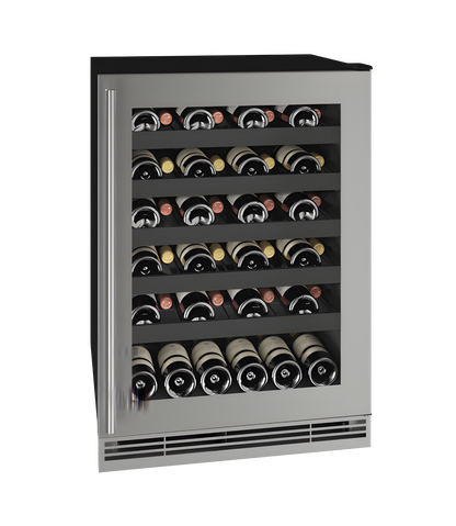 U-Line - 24" 1 Class Wine Refrigerator - HWC124 - UHWC124-SG01A