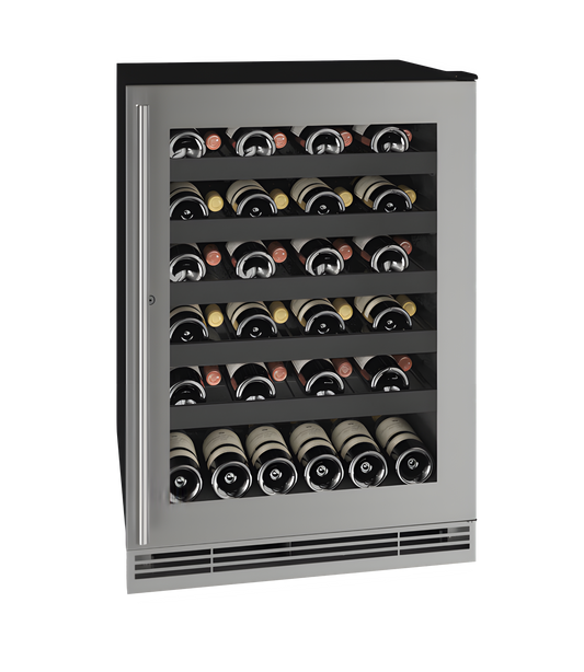 U-Line - 24" 1 Class Wine Refrigerator - HWC124 - UHWC124-SG01A