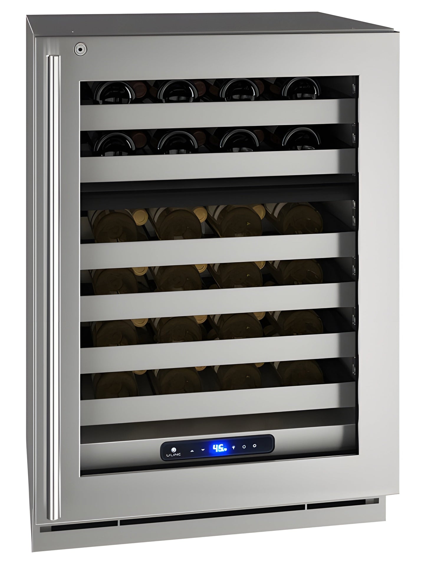 U-Line - 24" 5 Class Dual-Zone Wine Refrigerator - HWD524 - UHWD524-SG01A