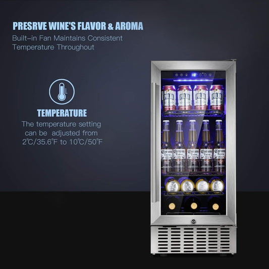 Antarctic Star 15 Inch Beverage Refrigerator - W5174C