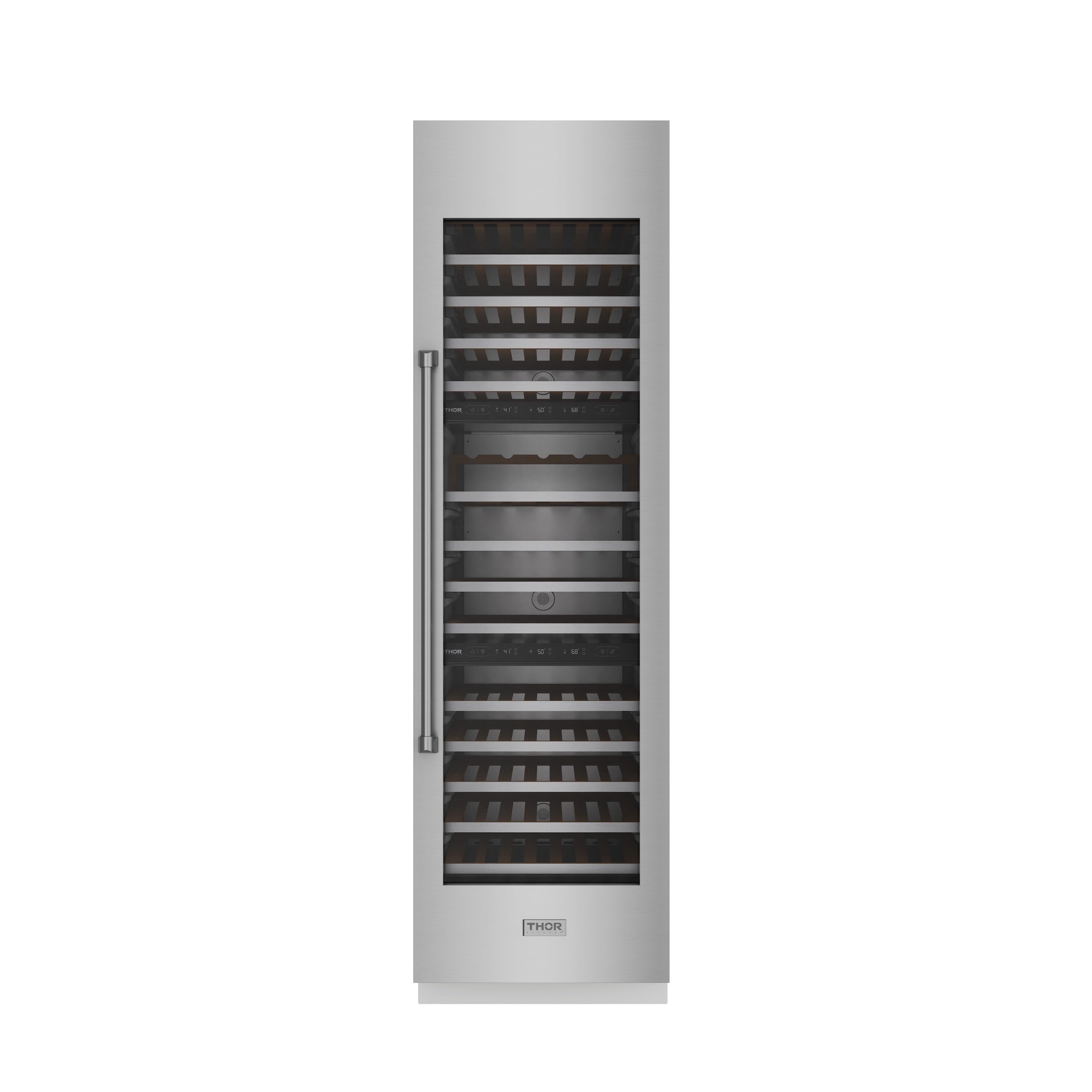 Thor Kitchen 24-inch Built-in Column Wine Cooler, Stainless Steel Panel Ready - XRF24CWC-SS