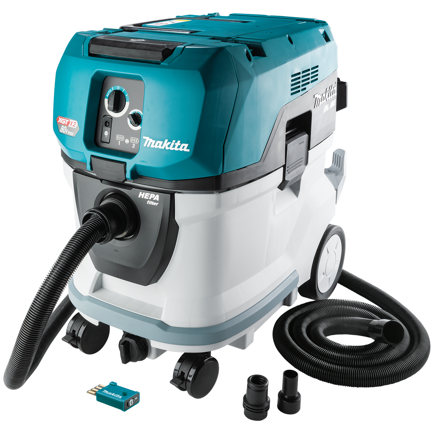 Makita 40V MAX XGT Brushless Lithium-Ion Cordless 4 Gallon HEPA Filter AWS Capable Dry Dust Extractor Kit (4.0Ah) - GCV04PMX