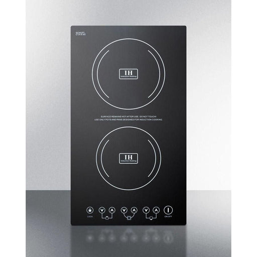 Accucold 12 In. Wide 230v 2-burner Induction Cooktop