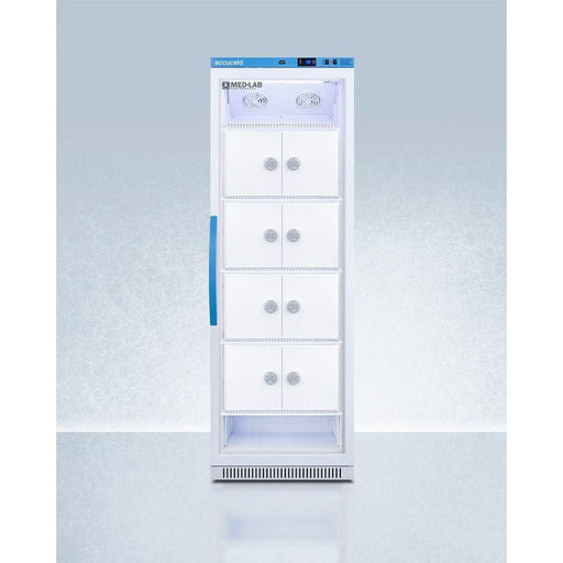 Accucold 15 Cu.Ft. Upright Laboratory Refrigerator with Interior Lockers