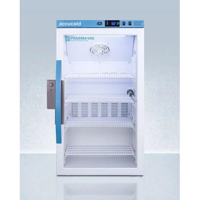 Accucold 19" Wide 3 Cu.Ft. Counter Height White Vaccine Refrigerator