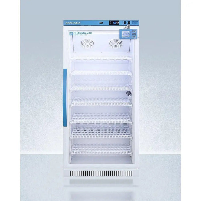 Accucold 23" Wide 8 Cu.Ft. Upright Vaccine Refrigerator Glass Door