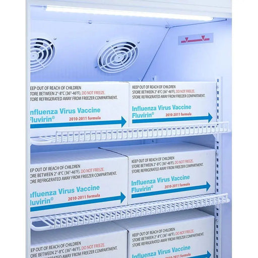 Accucold 23" Wide 8 Cu.Ft. Upright Vaccine Refrigerator Glass Door