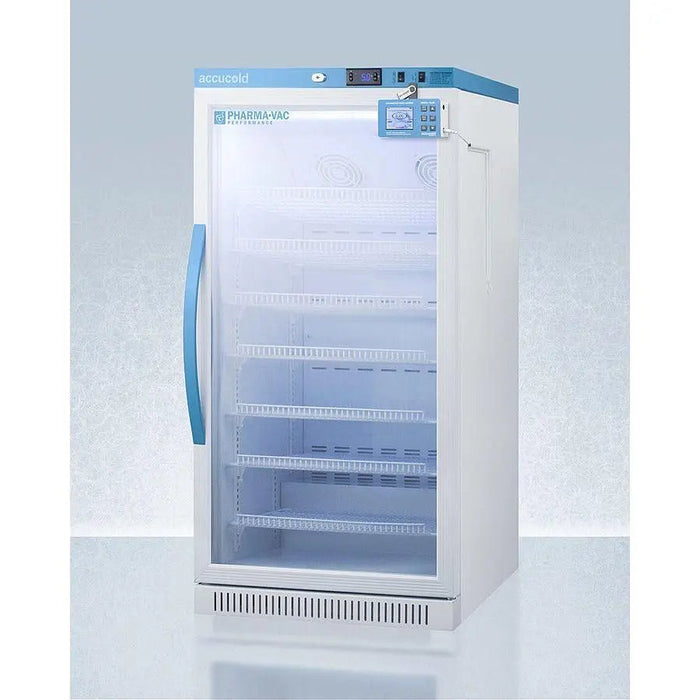 Accucold 23" Wide 8 Cu.Ft. Upright Vaccine Refrigerator Glass Door