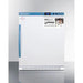 Accucold 24 In. Freestanding Built-in Counter Depth Compact Refrigerator With 6 Cu. Ft.