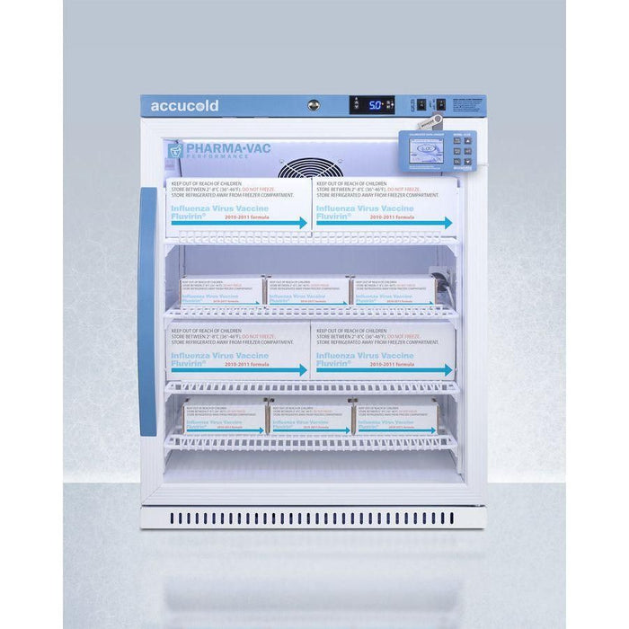 Accucold 24'' Vaccine Refrigerator ADA Height 6 cu. ft.Capacity