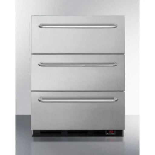 Accucold 24" Wide 3-Drawer All-Freezer, ADA Compliant