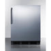 Accucold 24" Wide All-Refrigerator, ADA Compliant Stainless Steel