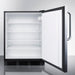 Accucold 24" Wide All-Refrigerator, ADA Compliant Stainless Steel