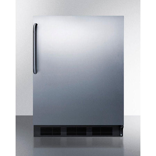 Accucold 24" Wide All-Refrigerator, ADA Compliant Stainless Steel Door