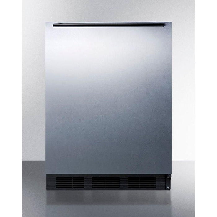 Accucold 24" Wide All-Refrigerator, ADA Compliant Stainless Steel Door