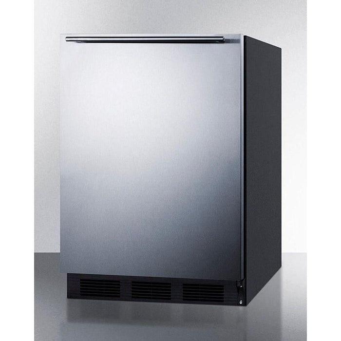 Accucold 24" Wide All-Refrigerator, ADA Compliant Stainless Steel Door