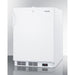 Accucold 24" Wide Built-In All-Freezer Finished White Cabinet & Exterior