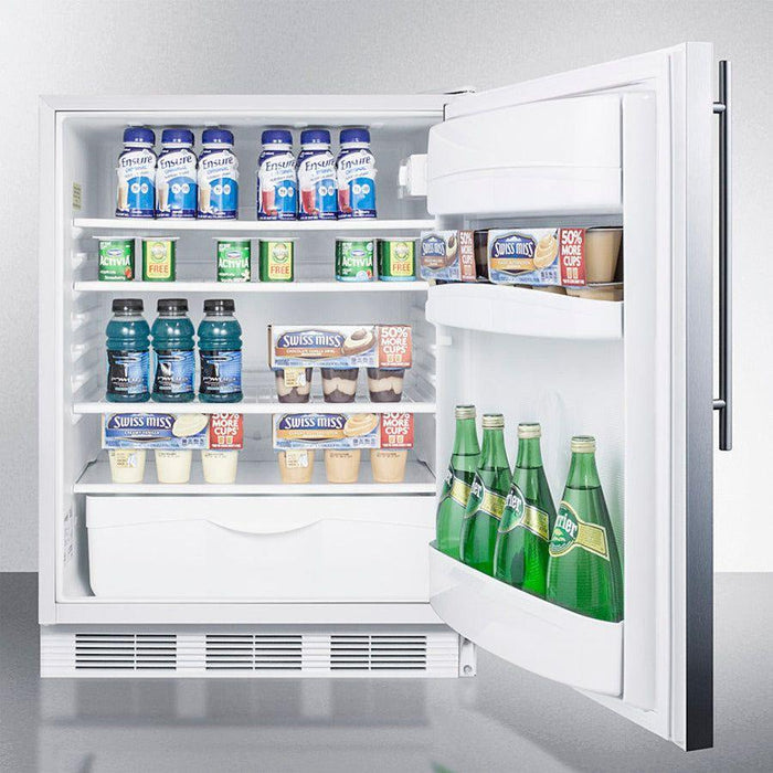 Accucold 24" Wide Built-In All-Refrigerator, ADA Compliant