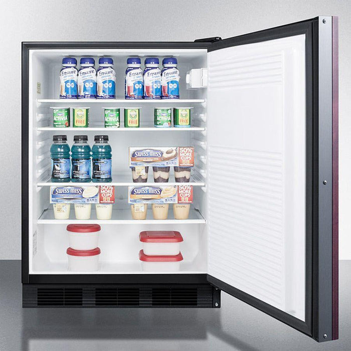 Accucold 24" Wide Built-In All-Refrigerator, ADA Compliant Panel Ready