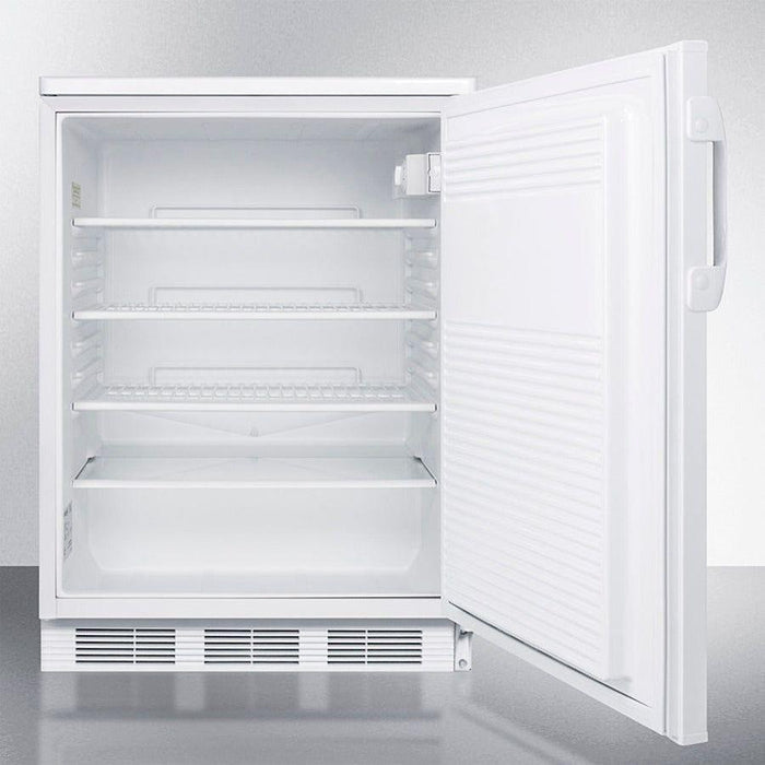 Accucold 24" Wide Built-In All-Refrigerator w/ front-breathing design