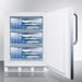 Accucold 24" Wide Built-In Medical All-Freezer in Stainless Steel