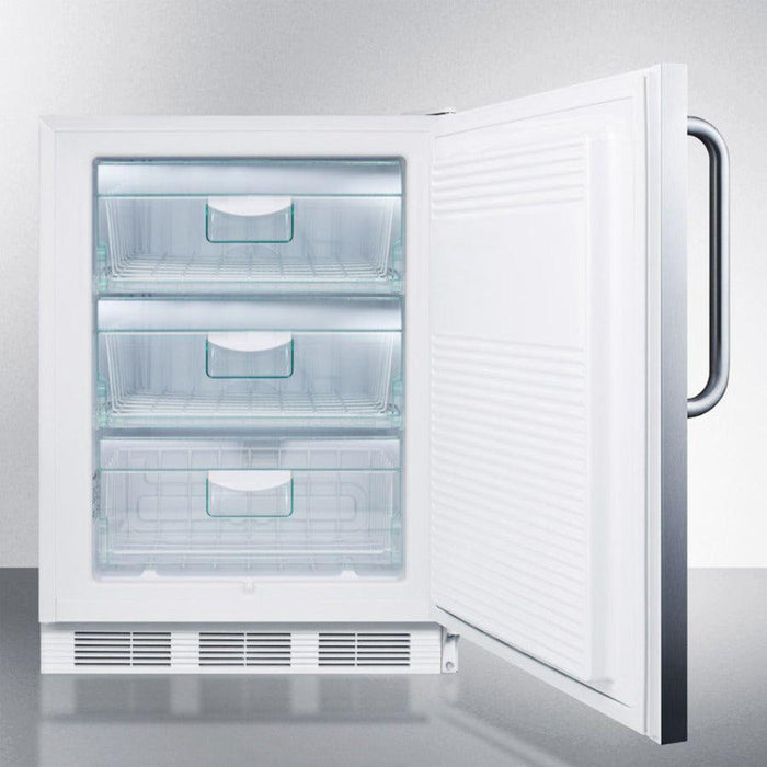 Accucold 24" Wide Built-In Medical All-Freezer in Stainless Steel