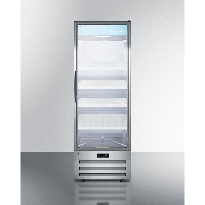 Accucold 24" Wide Pharmaceutical Refrigerator RH Door Swing Glass Door