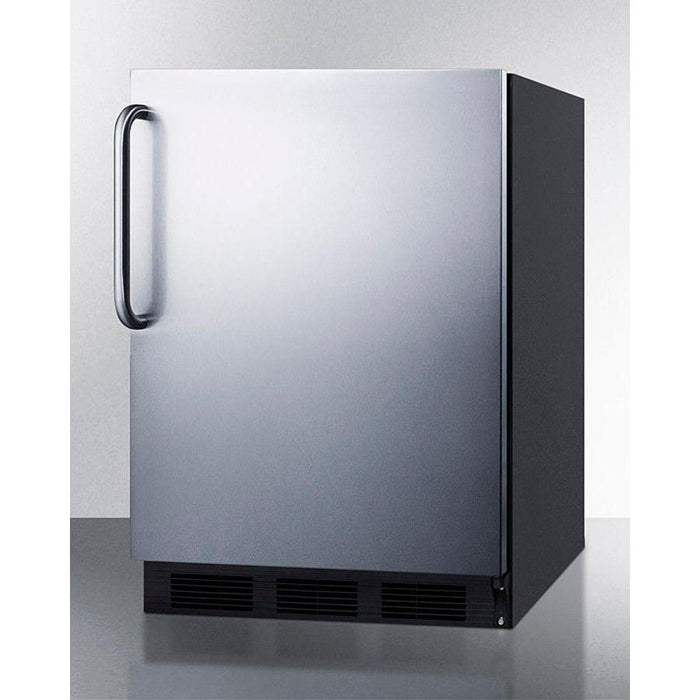 Accucold 24" Wide Refrigerator-Freezer, ADA Compliant Stainless Steel