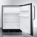 Accucold 24" Wide Refrigerator-Freezer, ADA Compliant Stainless Steel