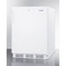 Accucold 24" Wide Refrigerator-Freezer, ADA Compliant White Exterior