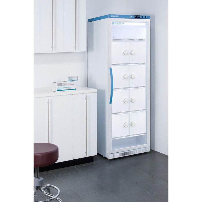 Accucold 24" Wide Upright Vaccine Refrigerator W/ Interior Lockers