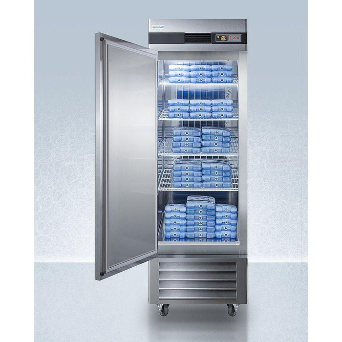 Accucold 28" Upright Pharmacy Freezer Stainless Steel LH Door Swing