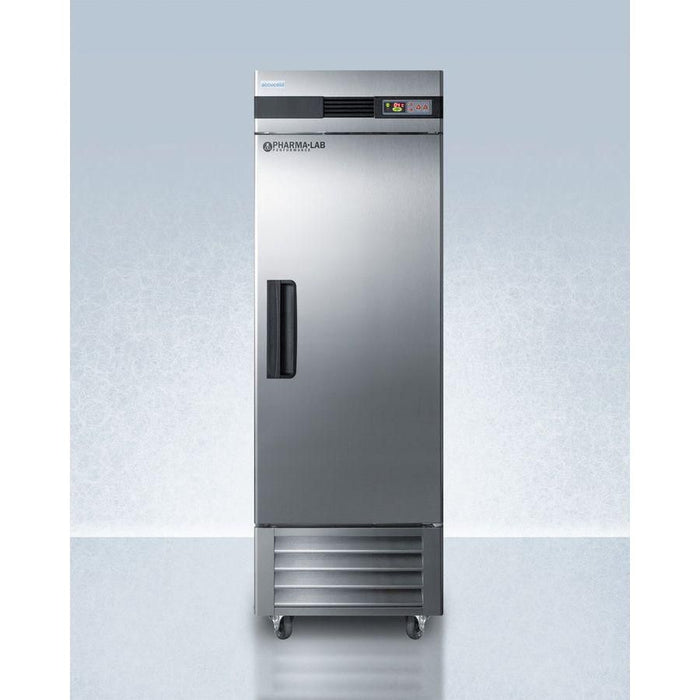 Accucold 28" Wide Pharmacy Refrigerator Stainless Steel RH Door Swing