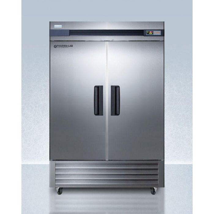 Accucold 55" Upright Pharmacy All-Freezer Double Door Stainless Steel