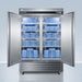 Accucold 55" Upright Pharmacy All-Freezer Double Door Stainless Steel