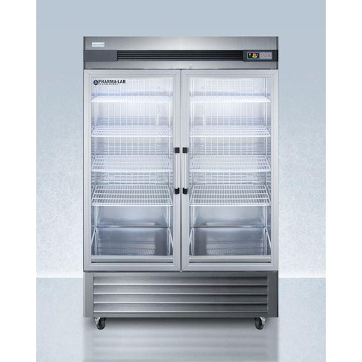 Accucold 55" Wide 49 Cu. Ft. Upright Pharmacy Refrigerator Glass Door