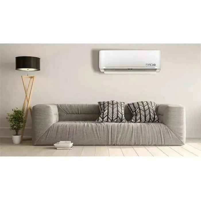 ACiQ Mini Split - 21,000 BTU 2 Zone Ductless Air Conditioner and Heat Pump with 30 Ft. Line Sets