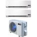 ACiQ Mini Split - 24,000 BTU 2 Zone Ductless Air Conditioner and Heat Pump