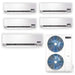 ACiQ Mini Split - 51,000 BTU 5 Zone Ductless Air Conditioner and Heat Pump