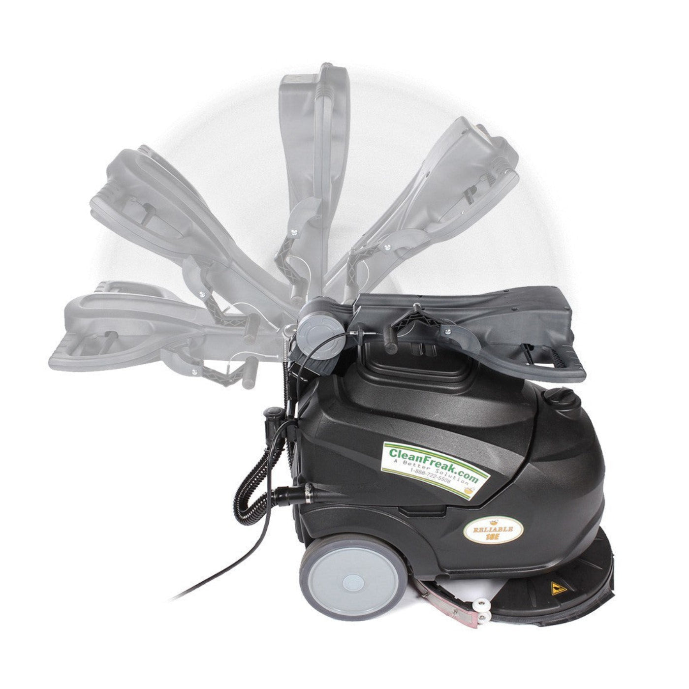 CleanFreak 18" Electric Automatic Floor Scrubber Package w/ Accessories - ASP-PACKAGE2