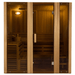 Aleko Canadian Cedar Indoor Wet Dry Steam Room Sauna - 6 kW ETL Certified Heater - 6 Person