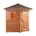 Aleko Canadian Red Cedar Wet Dry Outdoor Sauna with Asphalt Roof - 8 kW UL Certified Heater - 8 Person