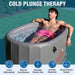 Aleko Inflatable Cold Plunge with Locking Lid and Carry Bag