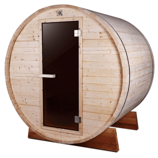 Aleko Outdoor / Indoor White Pine Barrel Sauna - 4 Person